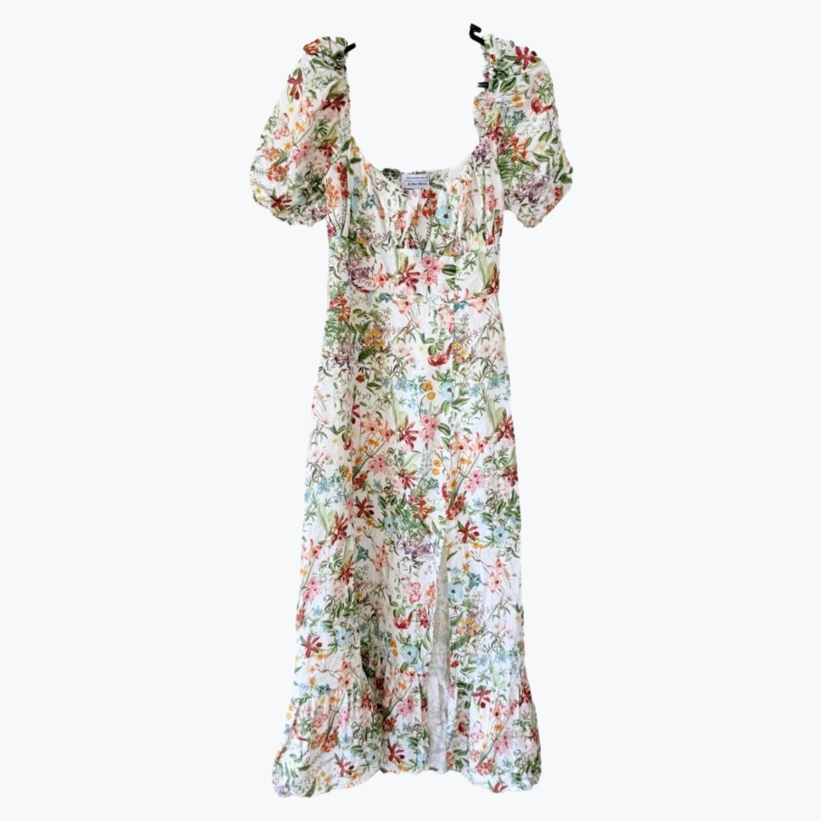 White Los Angeles Atelier & Other Stories Linen Long Dress