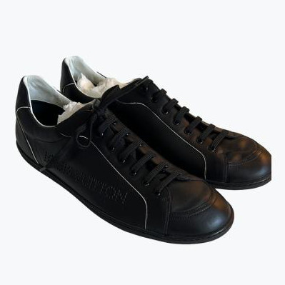 Black Louis Vuitton Leather Casual Sneakers