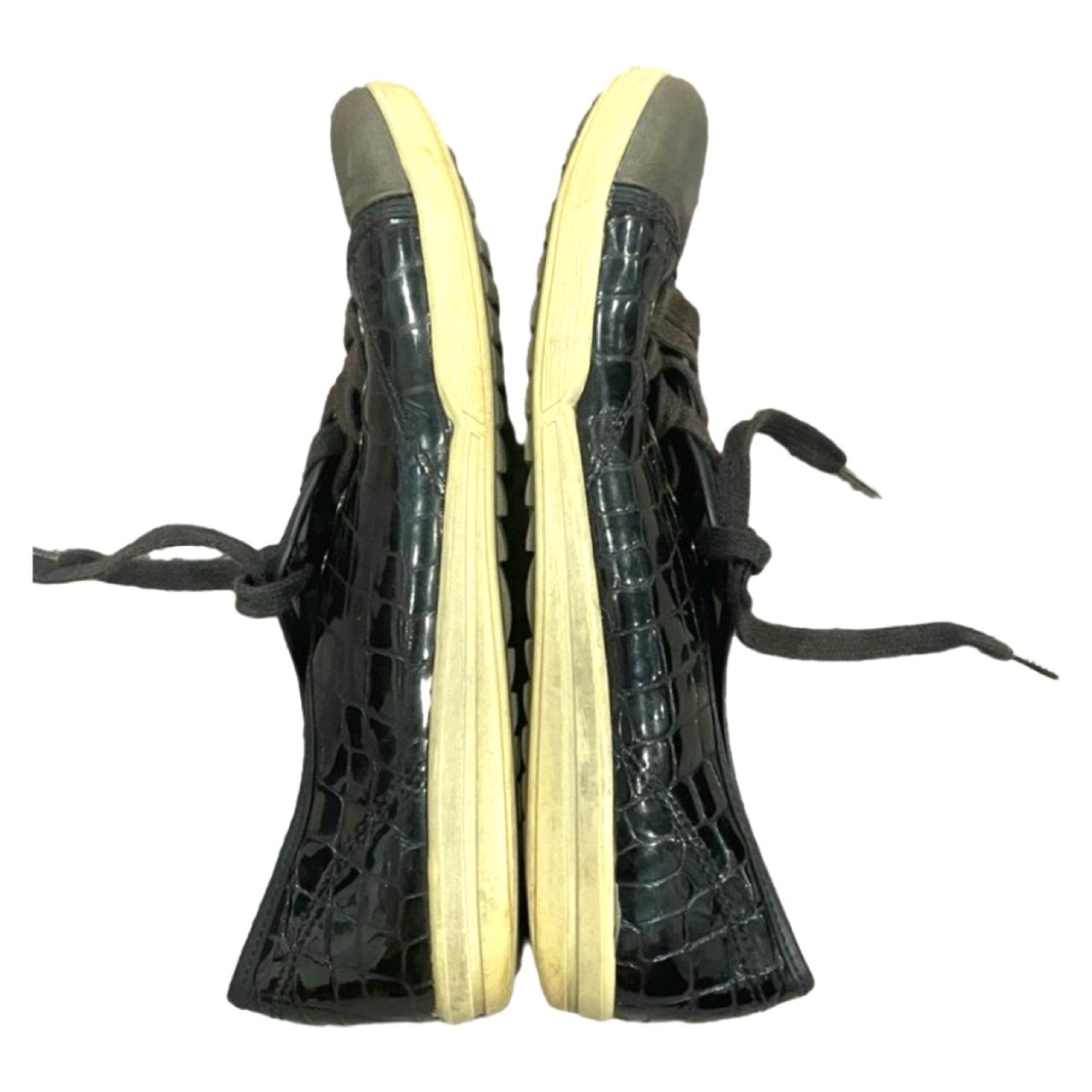 Navy Josef Seibel Leather Casual Sneakers