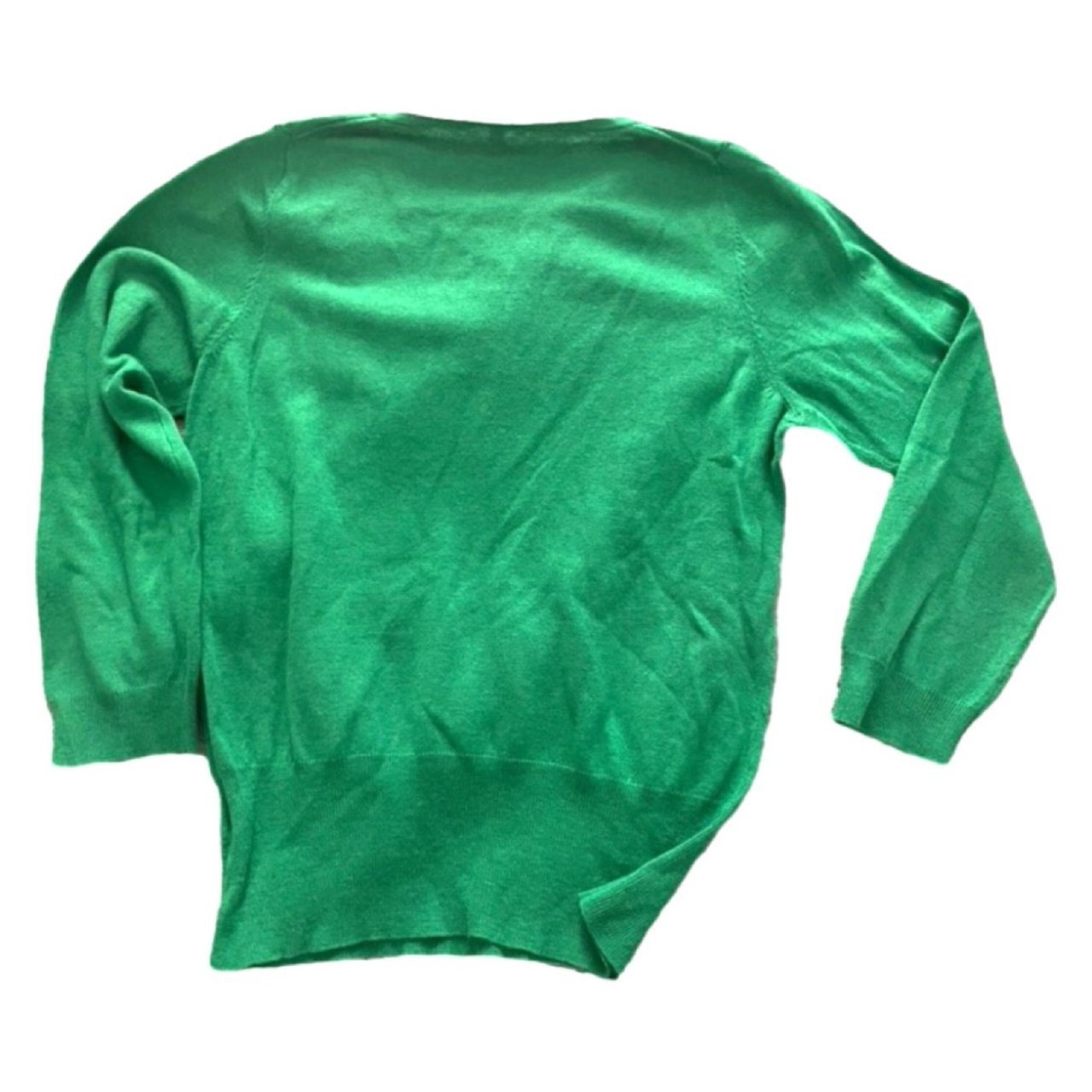 Green Anna Thomas Silk Knit Top
